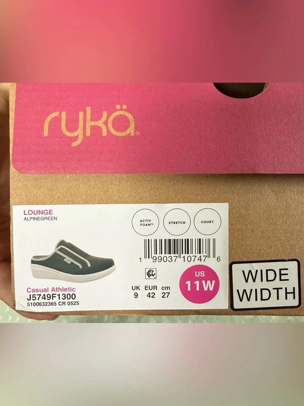 Ryka Slip-On Sneakers in Olive